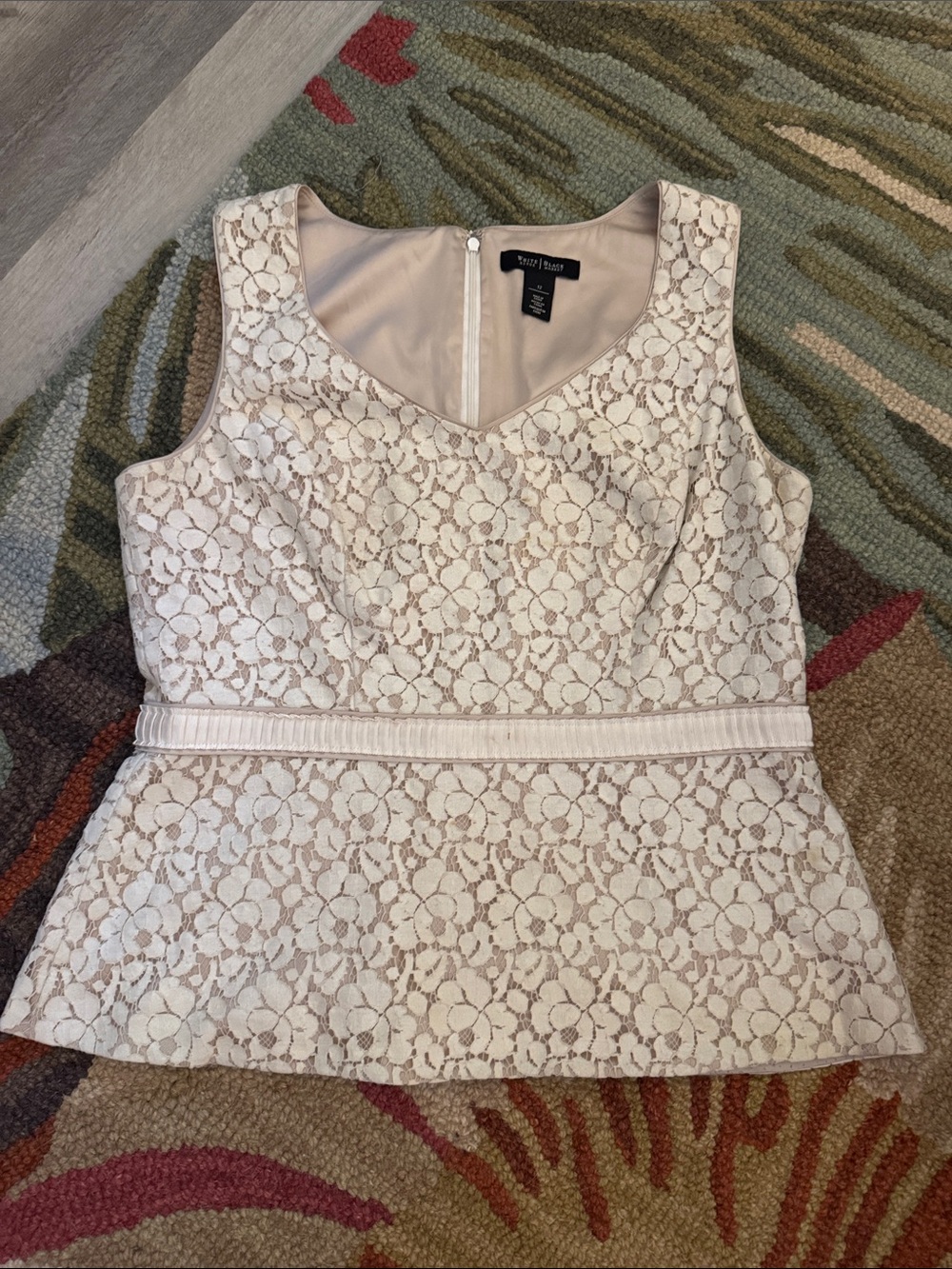 WHBM Lace Top